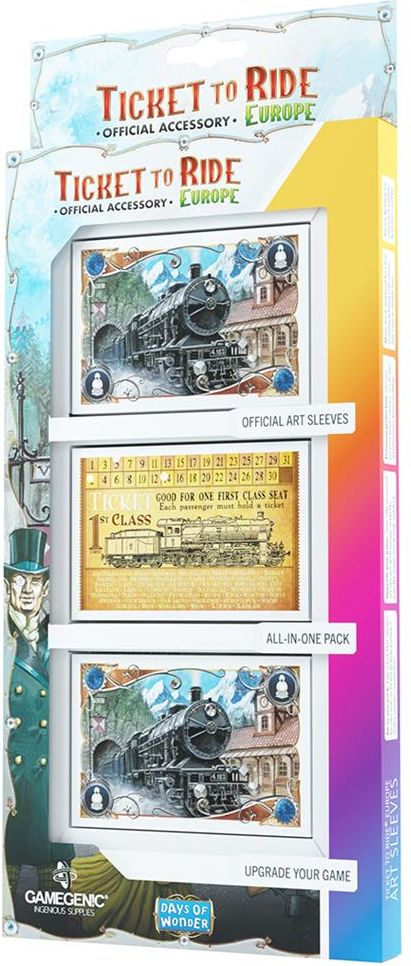 Obaly na karty pro Jízdenky prosím! Evropa (Ticket to Ride: Europe) - obrázek 1