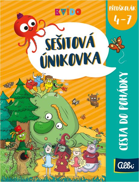Kvído - Sešitová únikovka - Cesta do pohádky - obrázek 1