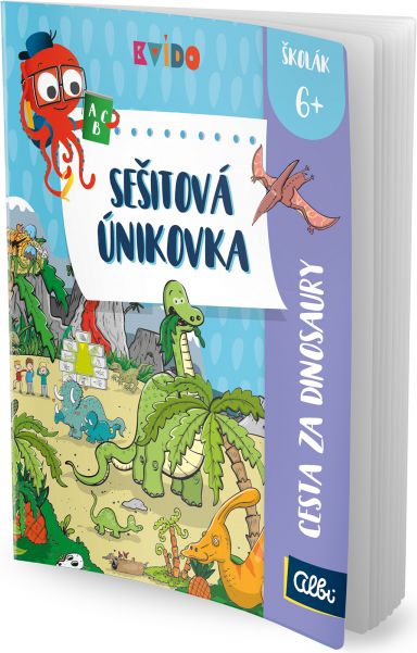 Kvído - Sešitová únikovka - Cesta za dinosaury - obrázek 2