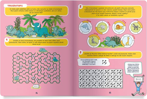 Kvído - Sešitová únikovka - Cesta za dinosaury - obrázek 3