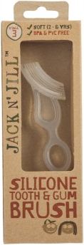 Jack N'Jill silikonový zubní kartáček Zuby & Dásně - obrázek 1