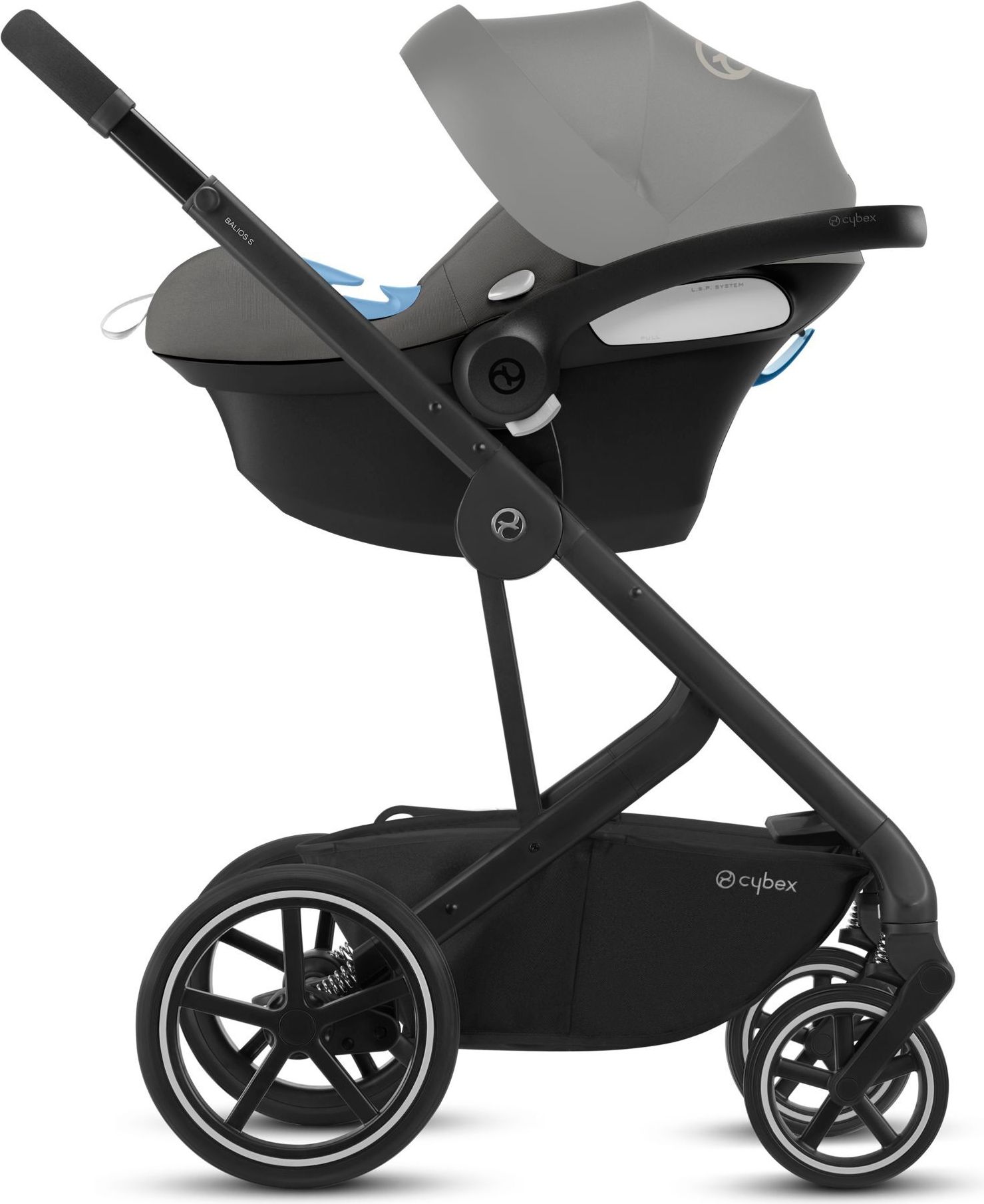 Kočárek Cybex Balios S Lux Soho Grey 3v1 2022 - obrázek 7