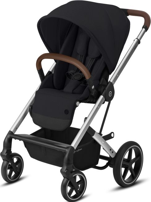 Kočárek Cybex Balios S Lux Silver Deep Black 2021 - obrázek 1