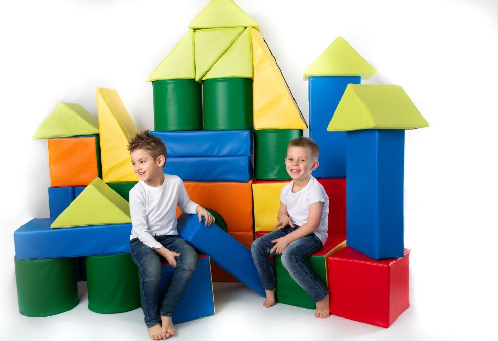 Molitanová stavebnice Moliplay Pastels 20 dílů koženka velikost XXL - obrázek 3