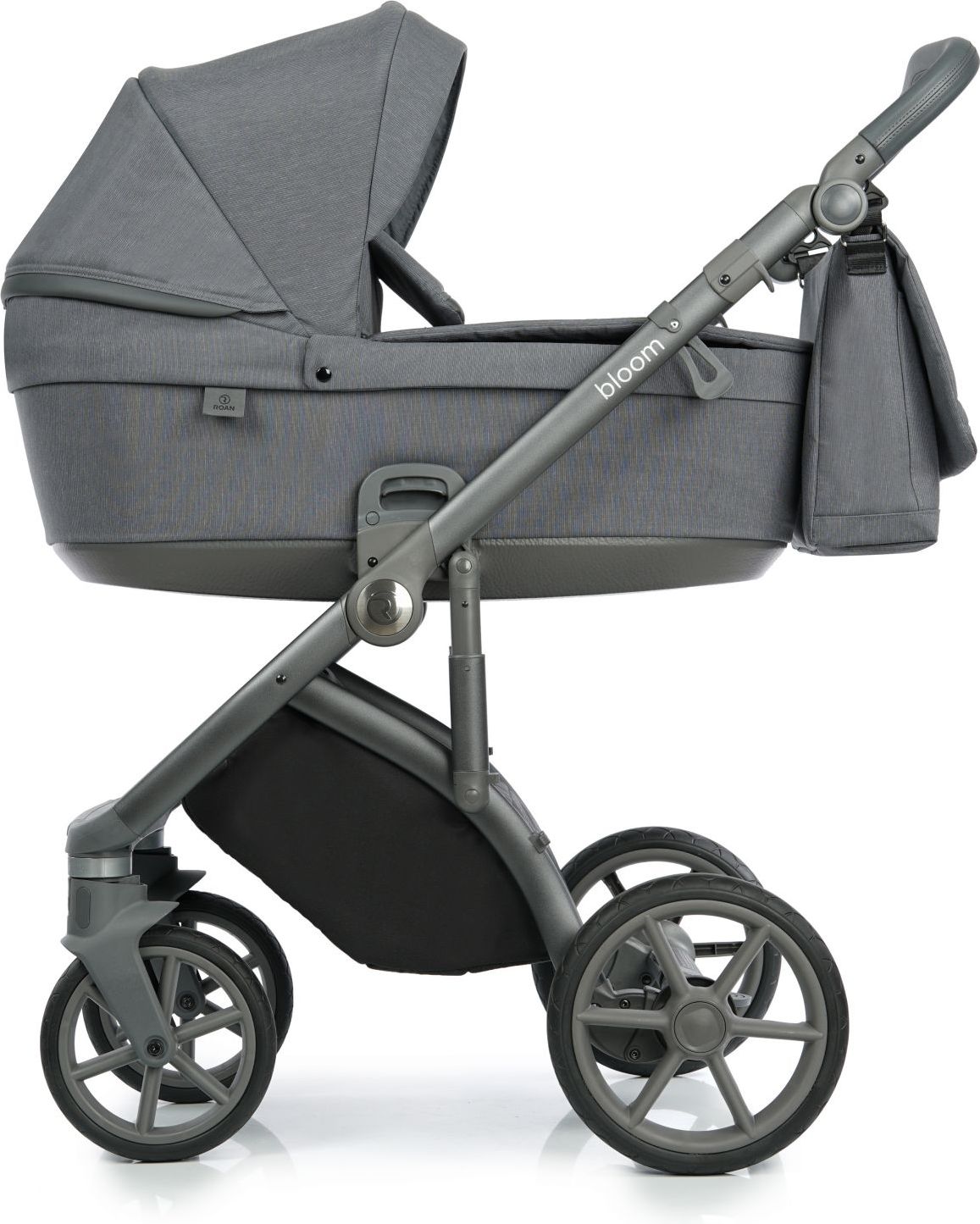 Kočárek Roan Bloom Grey Stripes 2022 - obrázek 1