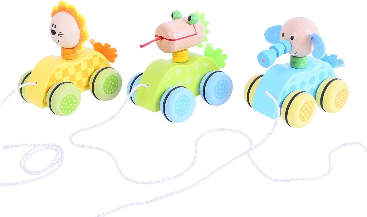 Bigjigs Toys Tahací hračka na provázku slůně - poškozený obal - obrázek 4
