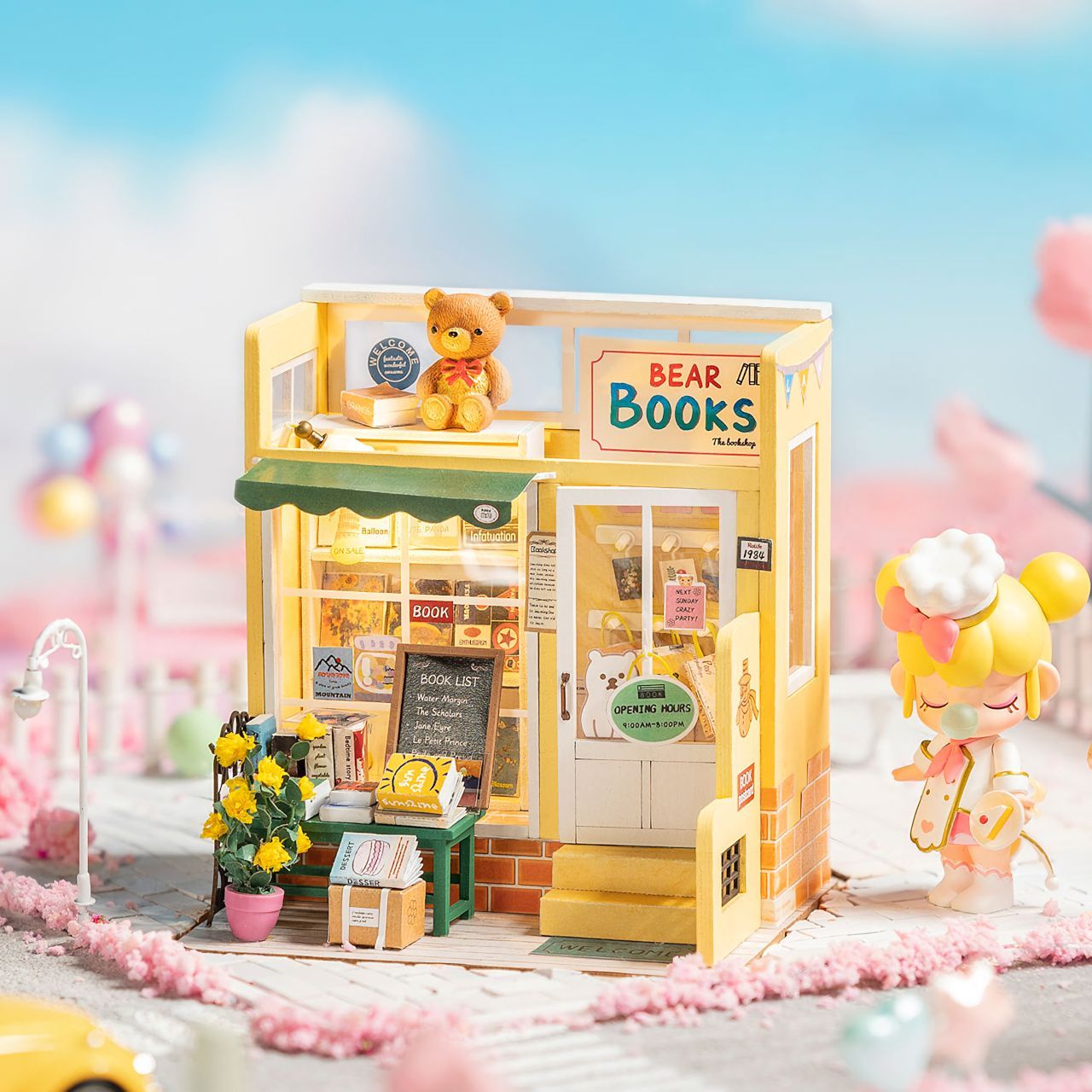 RoboTime miniatura domečku Medvědí knihkupectví - obrázek 3