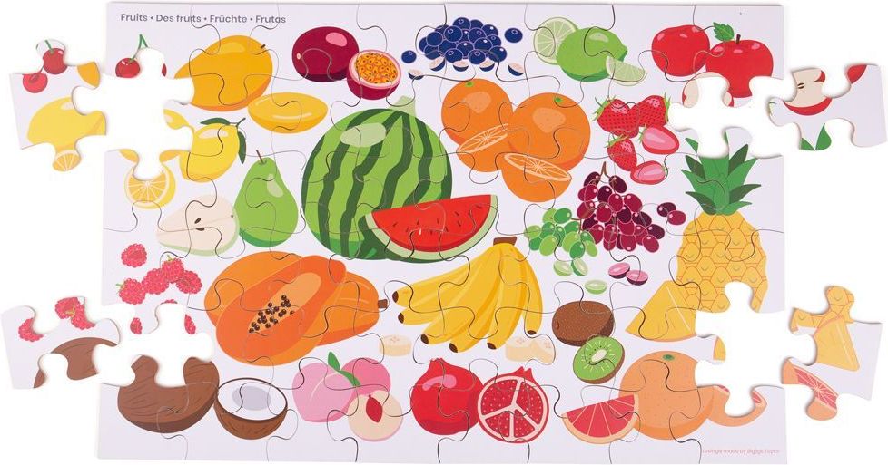 Bigjigs Toys Podlahové puzzle Ovoce - obrázek 2