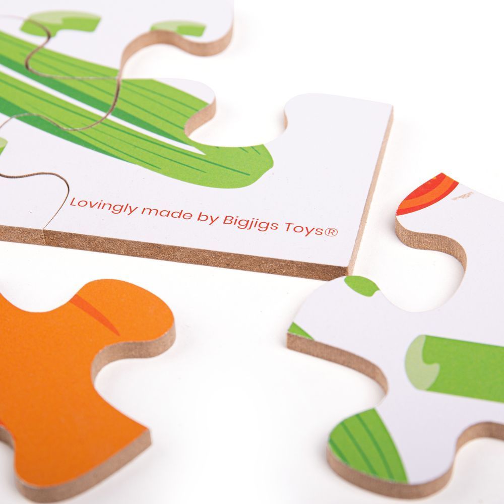 Bigjigs Toys Podlahové puzzle Zelenina - obrázek 4