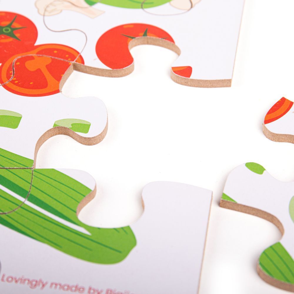 Bigjigs Toys Podlahové puzzle Zelenina - obrázek 5