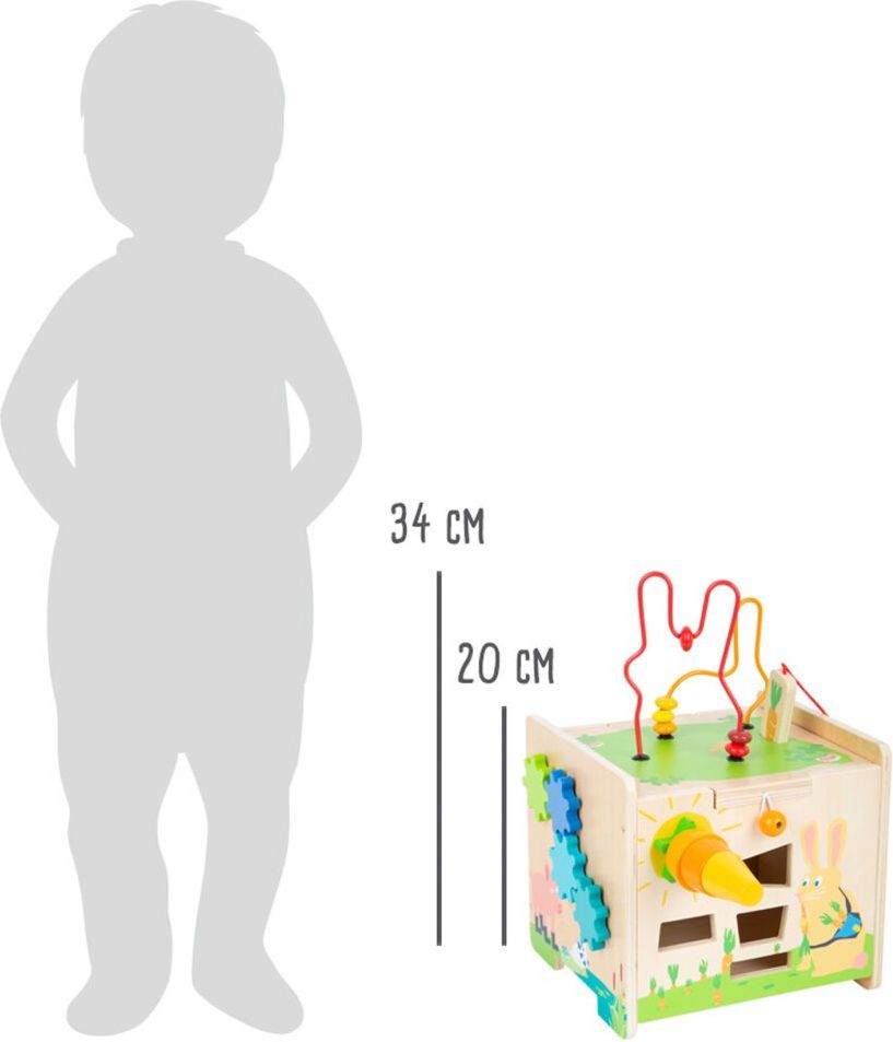 Small foot by Legler Small Foot Motorická kostka Králíček poškozený obal - obrázek 5