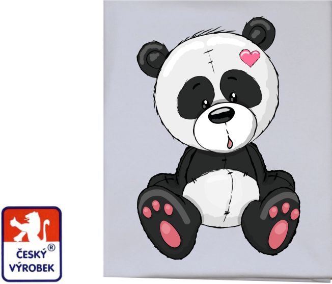 Dětská deka bavlněná Dětský svět roztomilá panda - obrázek 1