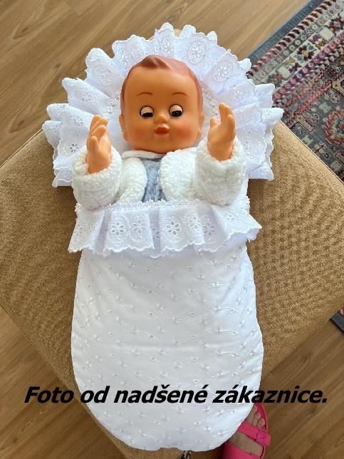 Krajkový fusak pro panenku Dětský svět - obrázek 6