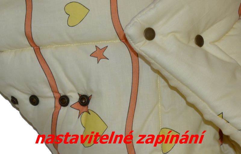 Kojenecká rychlozavinovačka Dětský svět Minky s nastavitelným zapínánímí - obrázek 3