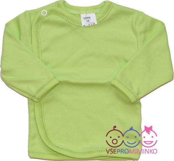 Kojenecká košilka Dětský svět zelená vel.62 - obrázek 1