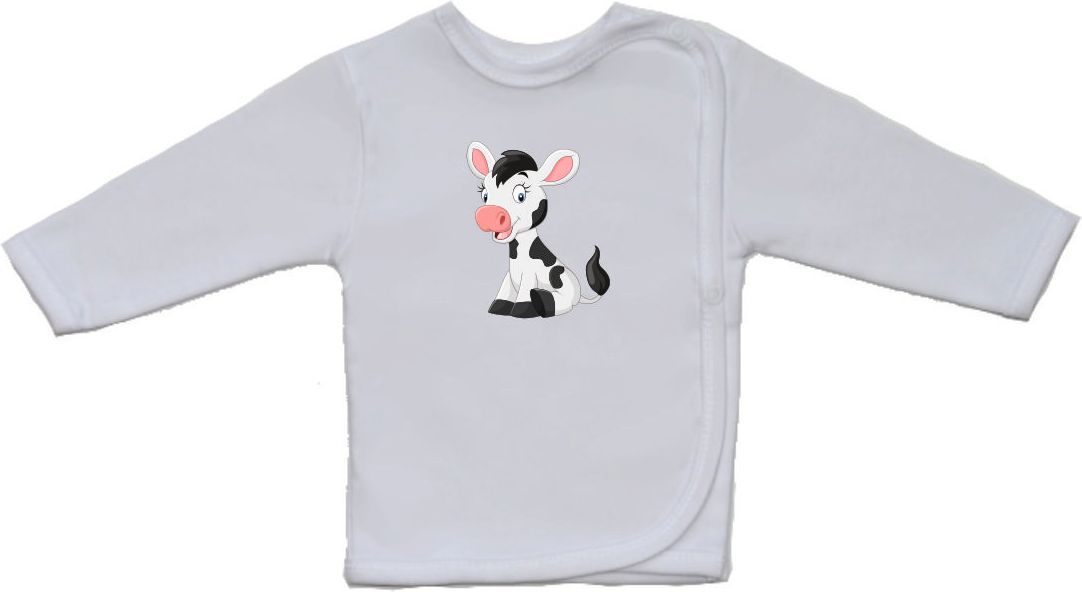Novorozenecká košilka Gama, větší, sedící kravička vel.52 - obrázek 1