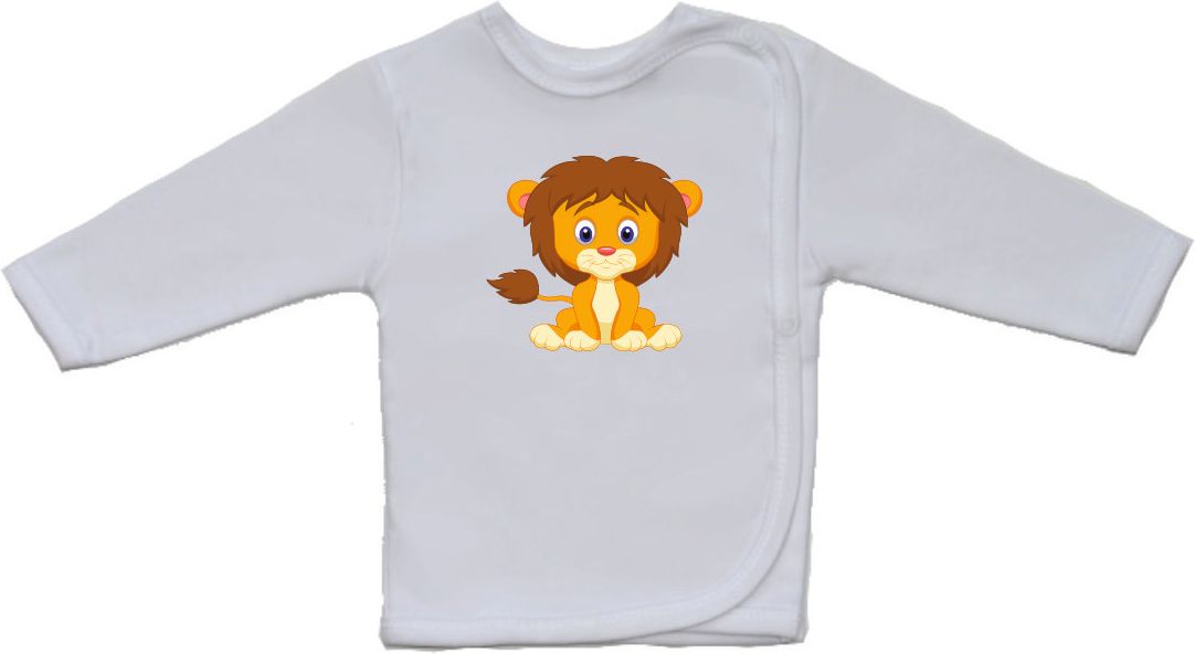 Novorozenecká košilka Gama, větší, sedící lev vel.52 - obrázek 1