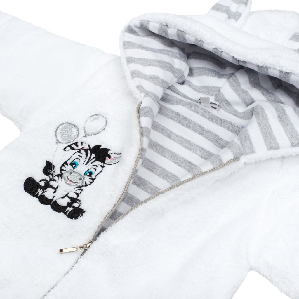Luxusní dětský zimní kabátek s kapucí New Baby Zebra&nbsp;-&nbsp;86 (12-18m) - obrázek 3