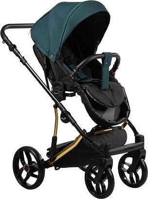 Kočárek Baby Merc Piuma Limited  trojkombinace s autosedačkou zlatý rám 01/ZE - obrázek 2