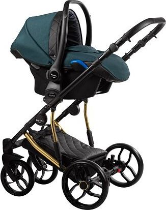 Kočárek Baby Merc Piuma Limited  trojkombinace s autosedačkou zlatý rám 01/ZE - obrázek 3
