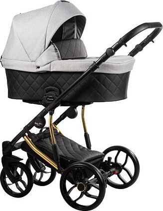 Kočárek Baby Merc Piuma Limited dvojkombinace zlatý rám 03/ZE - obrázek 1