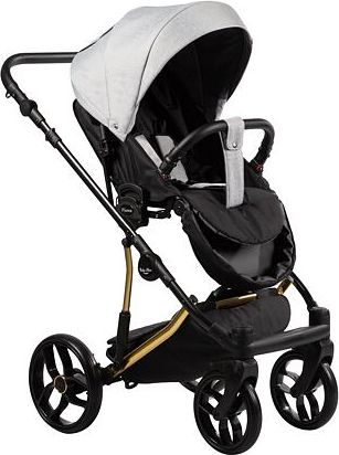 Kočárek Baby Merc Piuma Limited dvojkombinace zlatý rám 03/ZE - obrázek 2