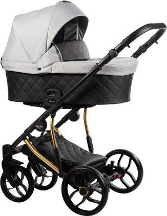 Kočárek Baby Merc Piuma Limited  trojkombinace s autosedačkou zlatý rám 03/ZE - obrázek 1