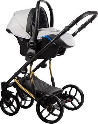 Kočárek Baby Merc Piuma Limited  trojkombinace s autosedačkou zlatý rám 03/ZE - obrázek 3