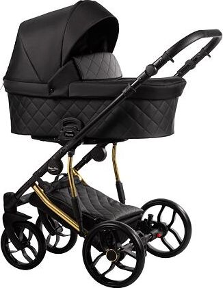 Kočárek Baby Merc Piuma Limited  trojkombinace s autosedačkou zlatý rám 04/ZE - obrázek 1