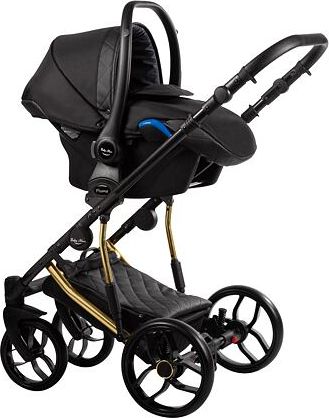 Kočárek Baby Merc Piuma Limited  trojkombinace s autosedačkou zlatý rám 04/ZE - obrázek 3
