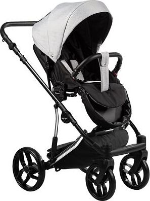 Kočárek Baby Merc Piuma Limited trojkombinace stříbrný rám s autosedačkou 03/JE - obrázek 2
