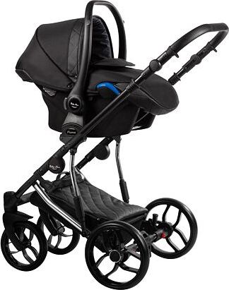 Kočárek Baby Merc Piuma Limited trojkombinace stříbrný rám s autosedačkou 04/JE - obrázek 3