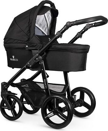 Kočárek Venicci Soft dvojkombinace Černý rám/Black - obrázek 1