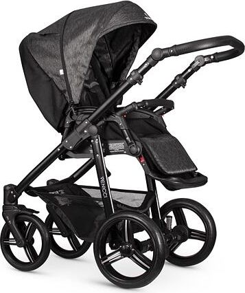 Kočárek Venicci Soft dvojkombinace Černý rám/Denim black - obrázek 2
