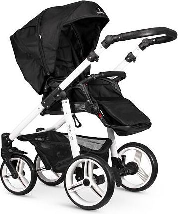 Kočárek Venicci Soft dvojkombinace Bílý rám/Black - obrázek 2