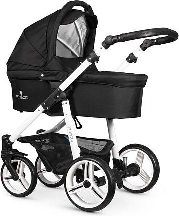 Kočárek Venicci Soft trojkombinace Bílý rám/Black - obrázek 1