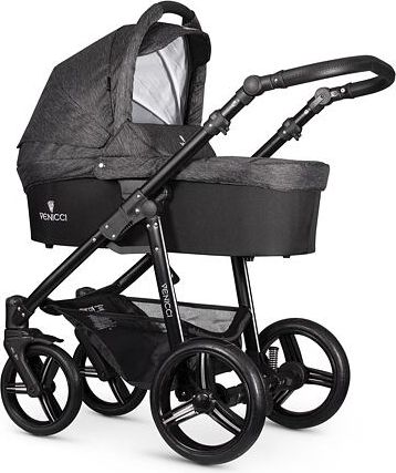 Kočárek Venicci Soft trojkombinace Černý rám/Denim Black - obrázek 1