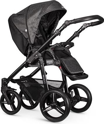 Kočárek Venicci Soft trojkombinace Černý rám/Denim Black - obrázek 2
