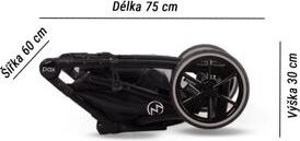 Kočárek Lonex Eko Pro trojkombinace Creamy - obrázek 6