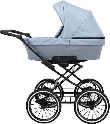 Kočárek Kunert Romantic Eco dvojkombinace Černý rám/modrý - obrázek 2