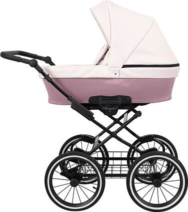 Kočárek Kunert Romantic Eco dvojkombinace Černý rám/růžový - obrázek 2