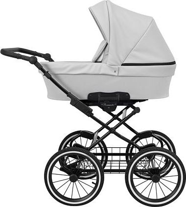 Kočárek Kunert Romantic Eco trojkombinace Černý rám/popelavý - obrázek 2