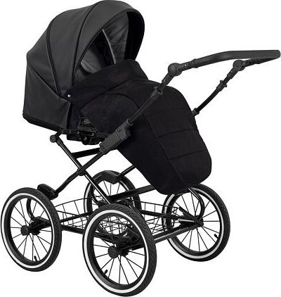 Kočárek Kunert Romantic Eco trojkombinace Černý rám/černý - obrázek 4