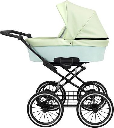 Kočárek Kunert Romantic Eco trojkombinace Černý rám/mátový - obrázek 2