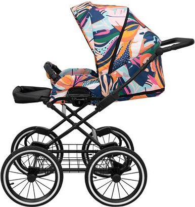 Kočárek Kunert Romantic Eco trojkombinace Černý rám/růžový - obrázek 17