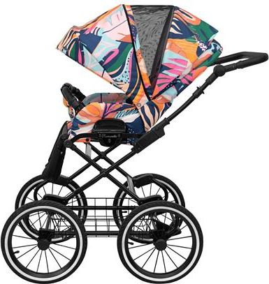 Kočárek Kunert Romantic Eco trojkombinace Černý rám/bílý - obrázek 15