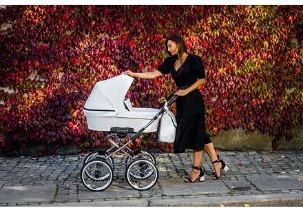 Kočárek Kunert Romantic Eco trojkombinace Šedý rám/bílý - obrázek 29