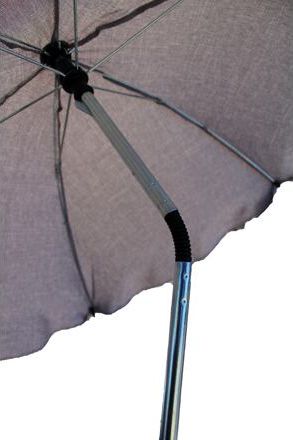 Bomix slunečník na kočárek Len světle šedý - obrázek 16