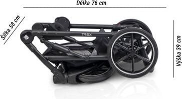 Kočárek Riko Trex 2022 dvojkombinace Energy pink - obrázek 4