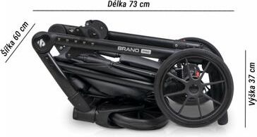 Kočárek Riko Brano Pro 2022 dvojkombinace Energy pink - obrázek 4